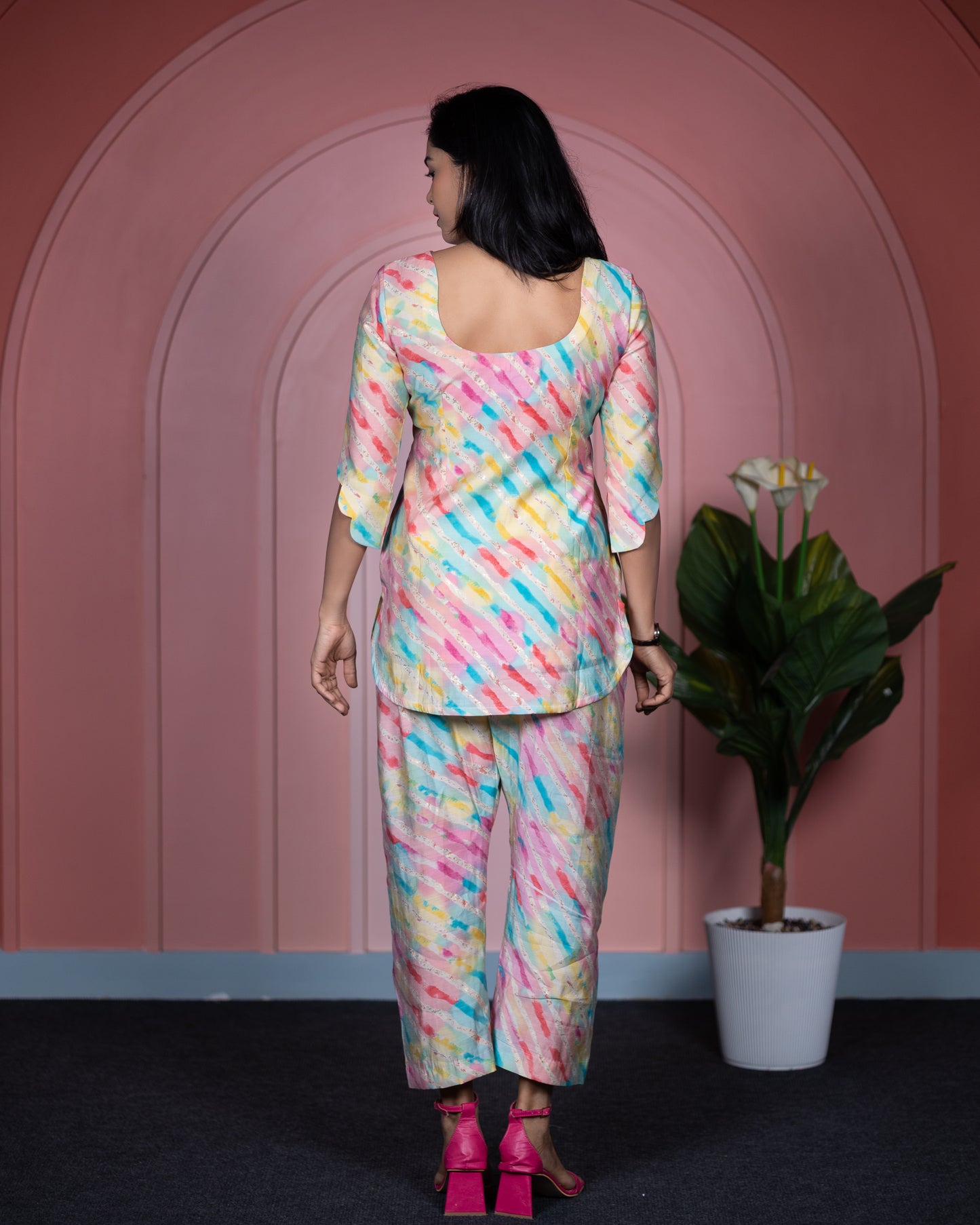 Colourwave Muslin Co-ord Ensemble