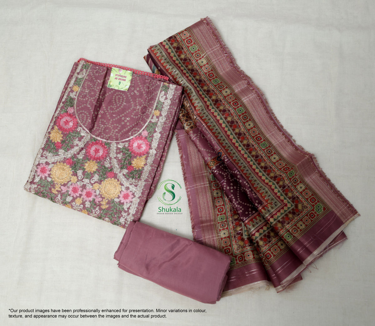 Onion Pink Ethnic Salwar Suit