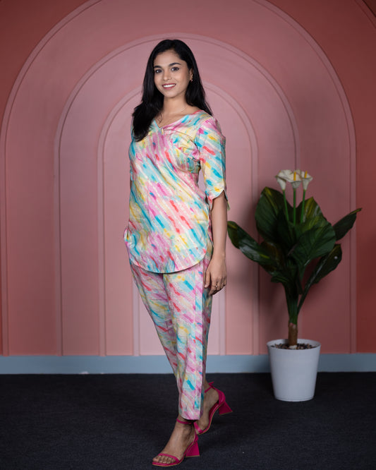 Colourwave Muslin Co-ord Ensemble