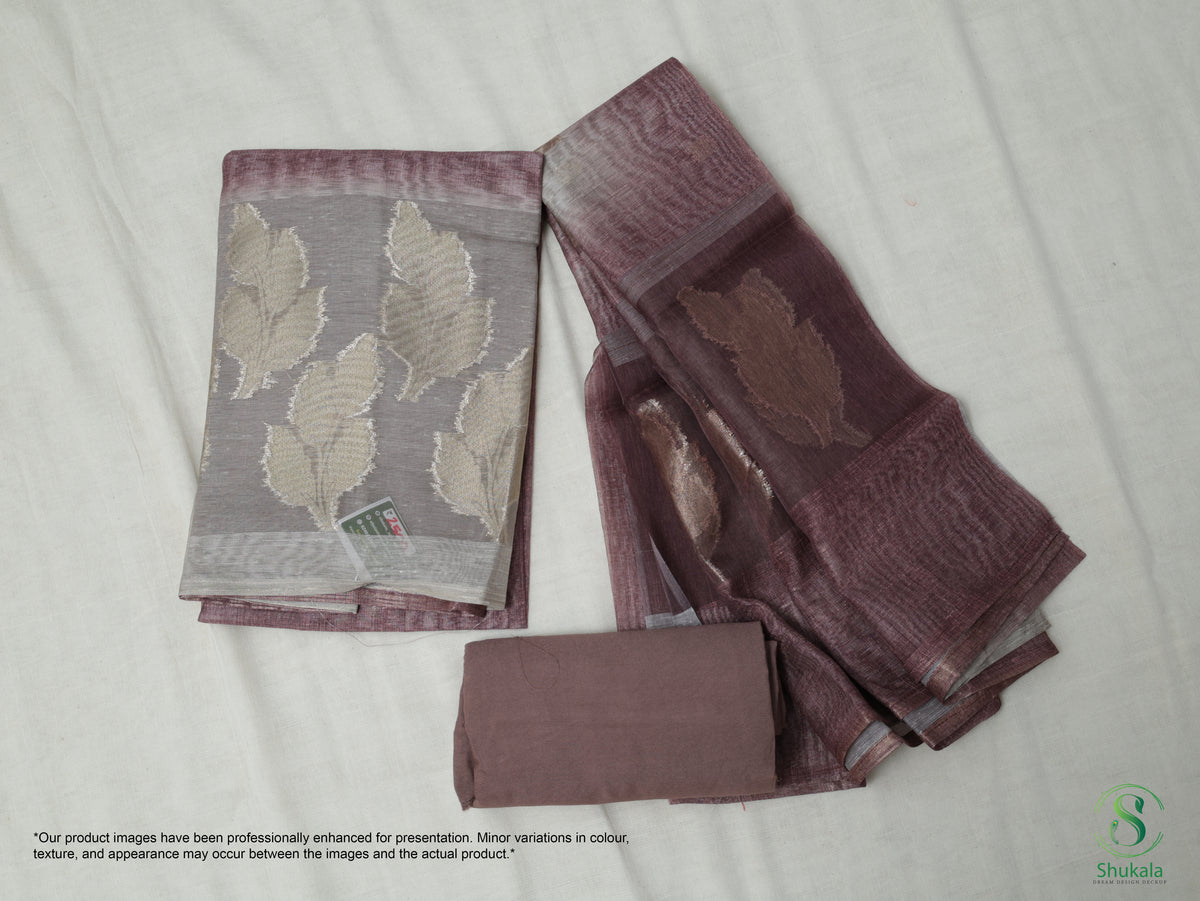 Plum Wine Traditional Print Salwar Suit