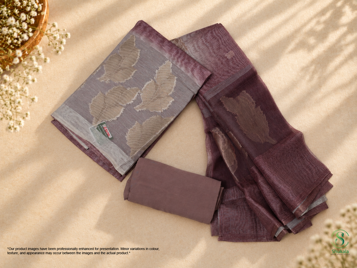 Plum Wine Traditional Print Salwar Suit