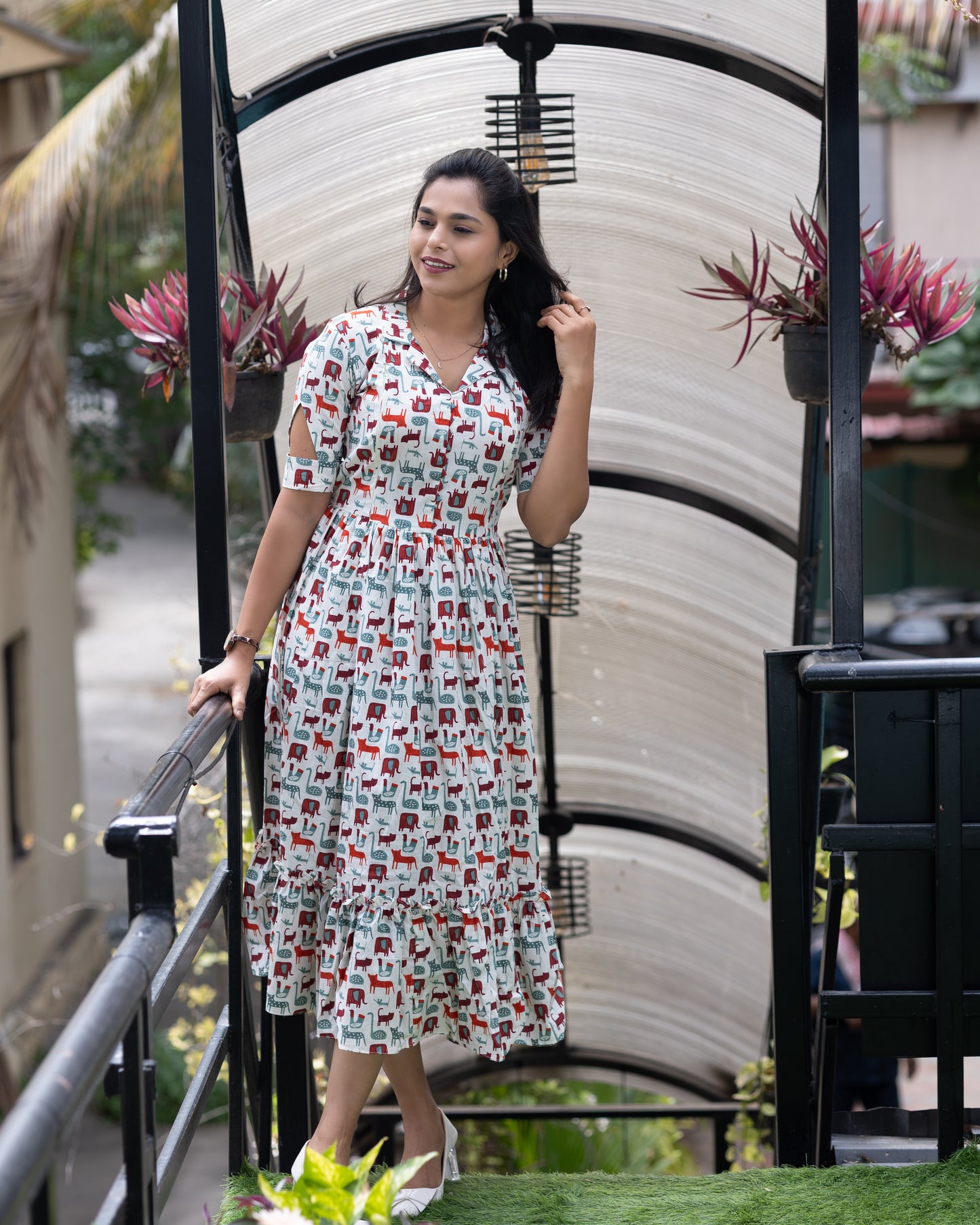 Geo Grace Feeding Frock