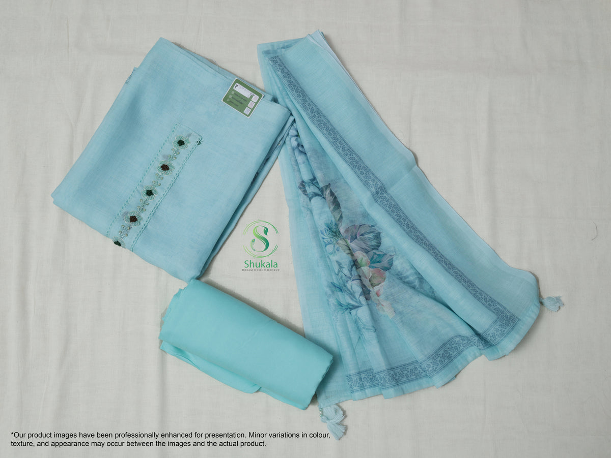 Turquoise Blue Salwar Suit