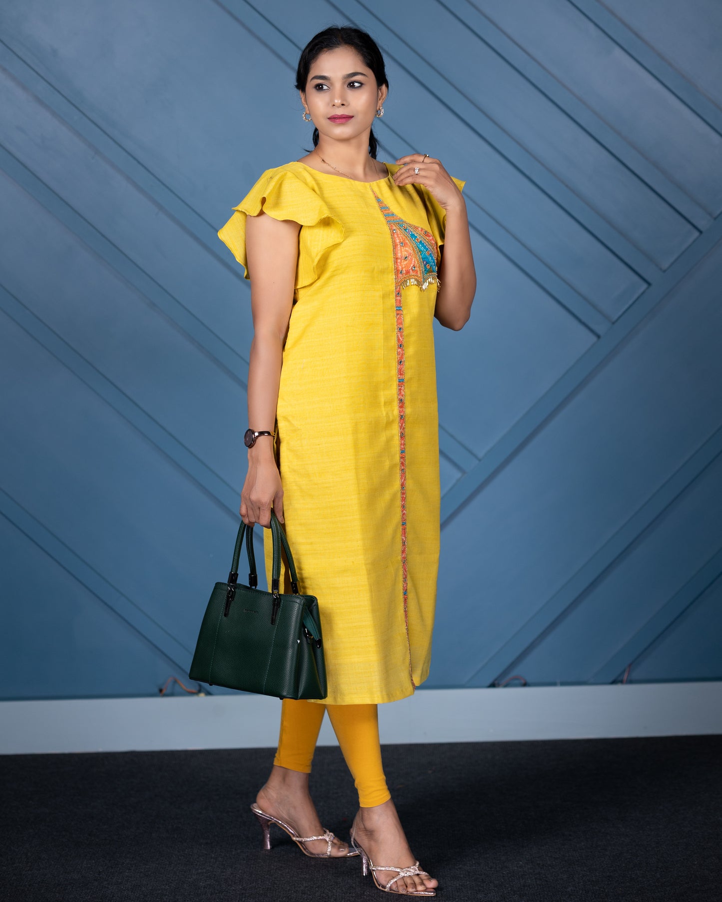 Patch &amp; Tassel Groove…kurti